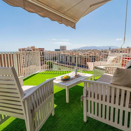 דירה Sea Views Penthouse Center מאלגה